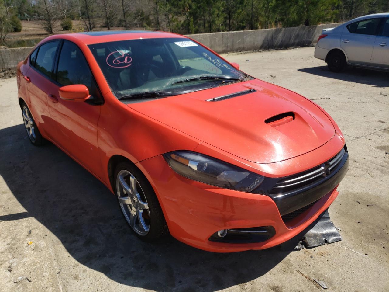 DODGE DART GT 2016 with VIN 1C3CDFEB1GD728416 - Photo from auction