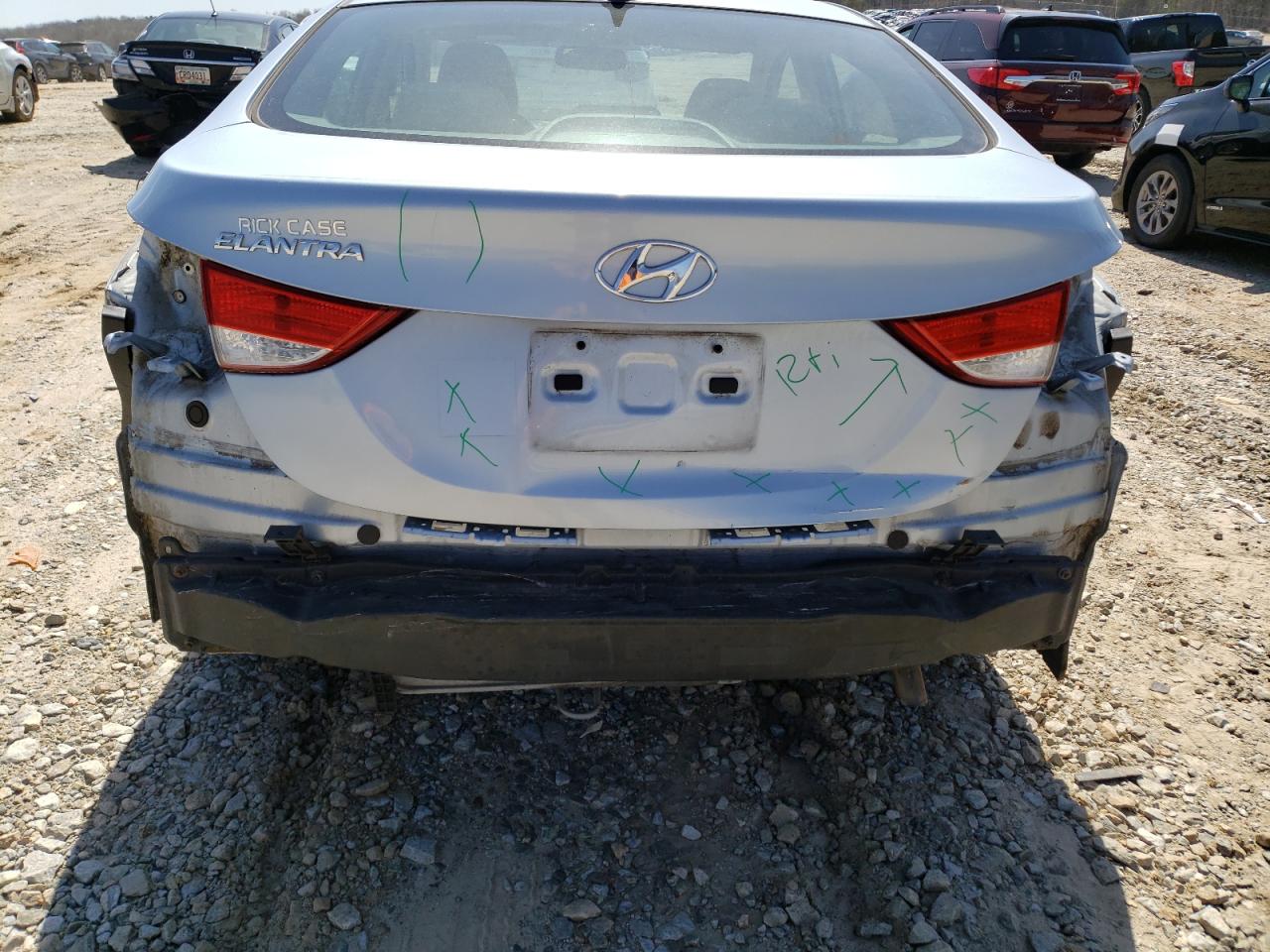 Photo 9 from auction – 2012 HYUNDAI ELANTRA GL with VIN KMHDH4AE7CU365151