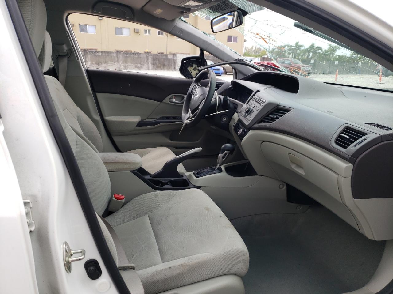 Photo 5 from auction – 2012 HONDA CIVIC LX with VIN 19XFB2F56CE072545