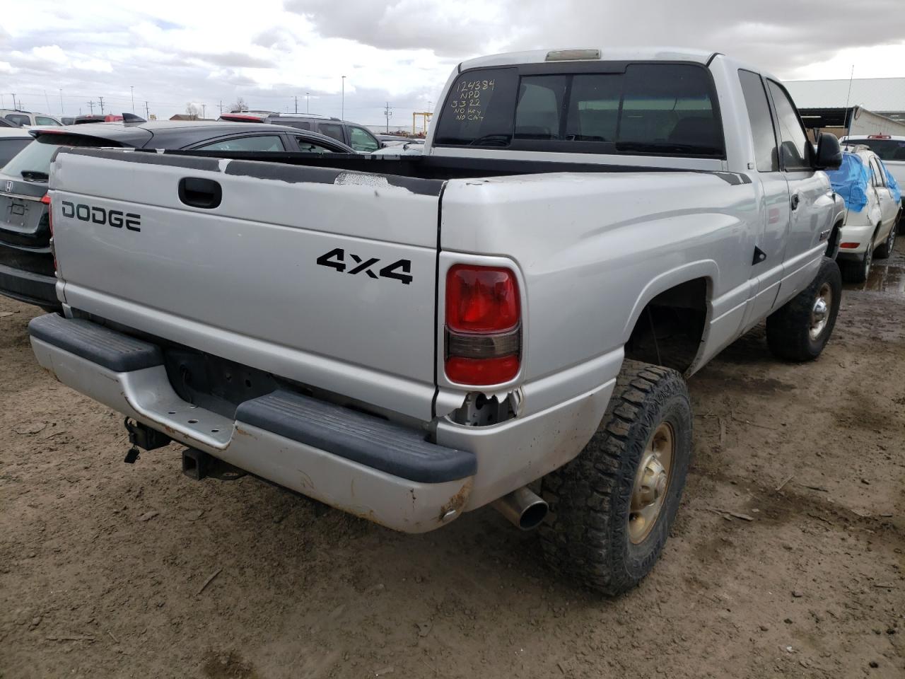 Photo 4 from auction – 2002 DODGE RAM 2500 with VIN 3B7KF23602M213503
