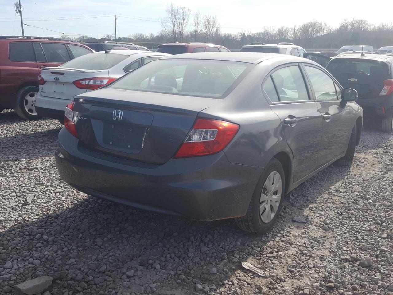 Photo 4 from auction – 2012 HONDA CIVIC LX with VIN 2HGFB2F50CH310606