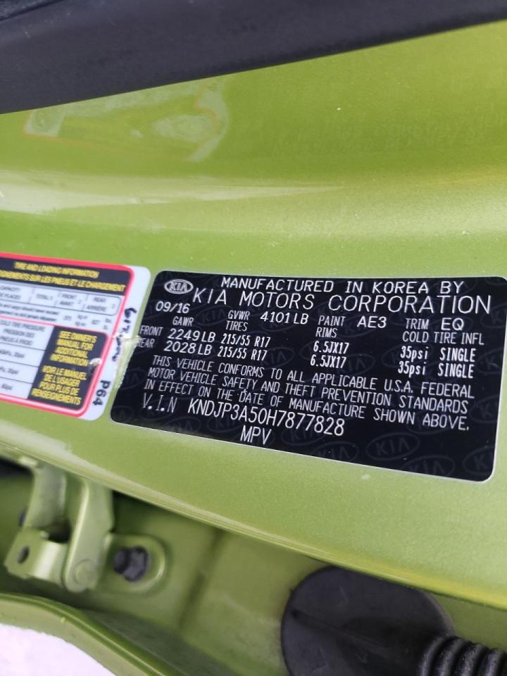 Photo 10 from auction – 2017 KIA SOUL + with VIN KNDJP3A50H7877828