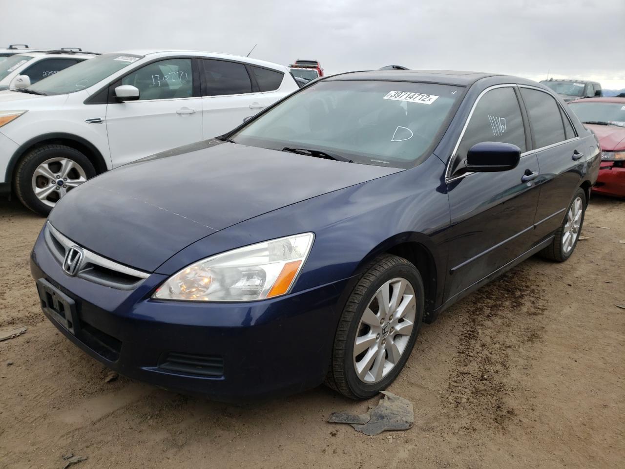 Photo 2 from auction – 2007 HONDA ACCORD EX with VIN 1HGCM66567A095337