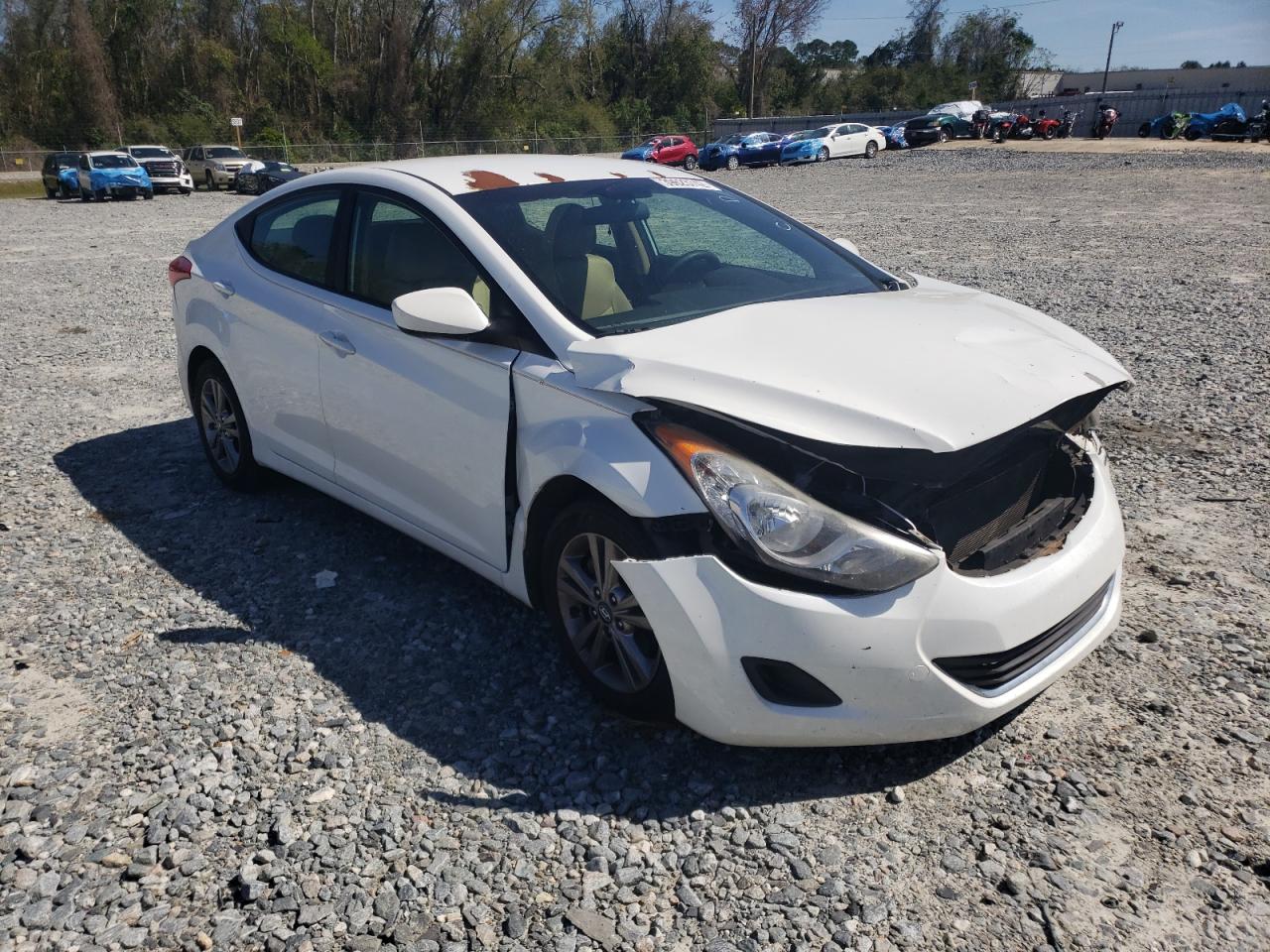 HYUNDAI ELANTRA GL 2012 with VIN 5NPDH4AE9CH110869 - Photo from auction