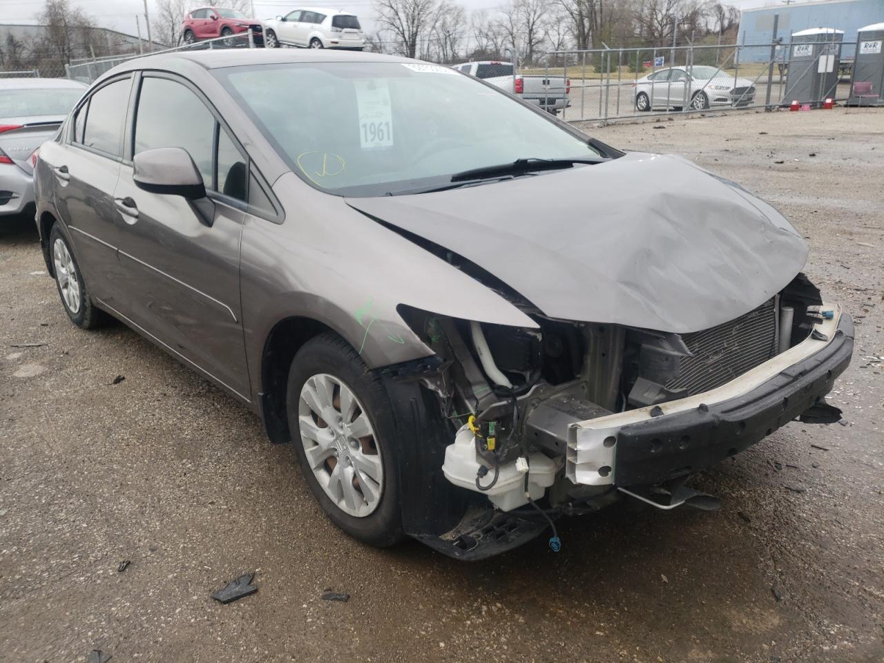 HONDA CIVIC LX 2012 with VIN 19XFB2F53CE032472 - Photo from auction