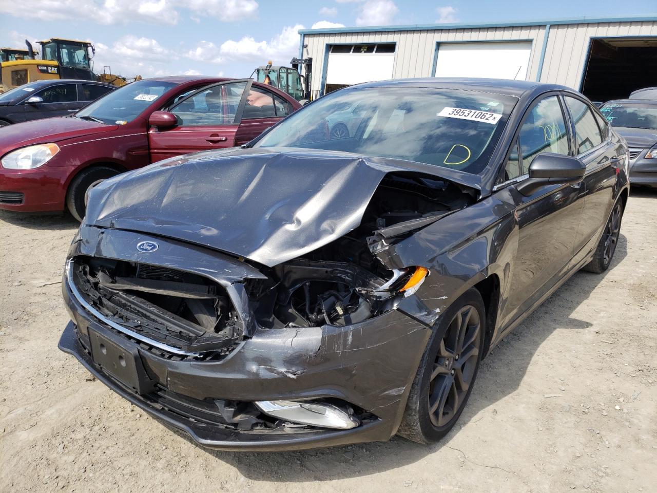 Photo 2 from auction – 2018 FORD FUSION SE with VIN 3FA6P0HD3JR179431