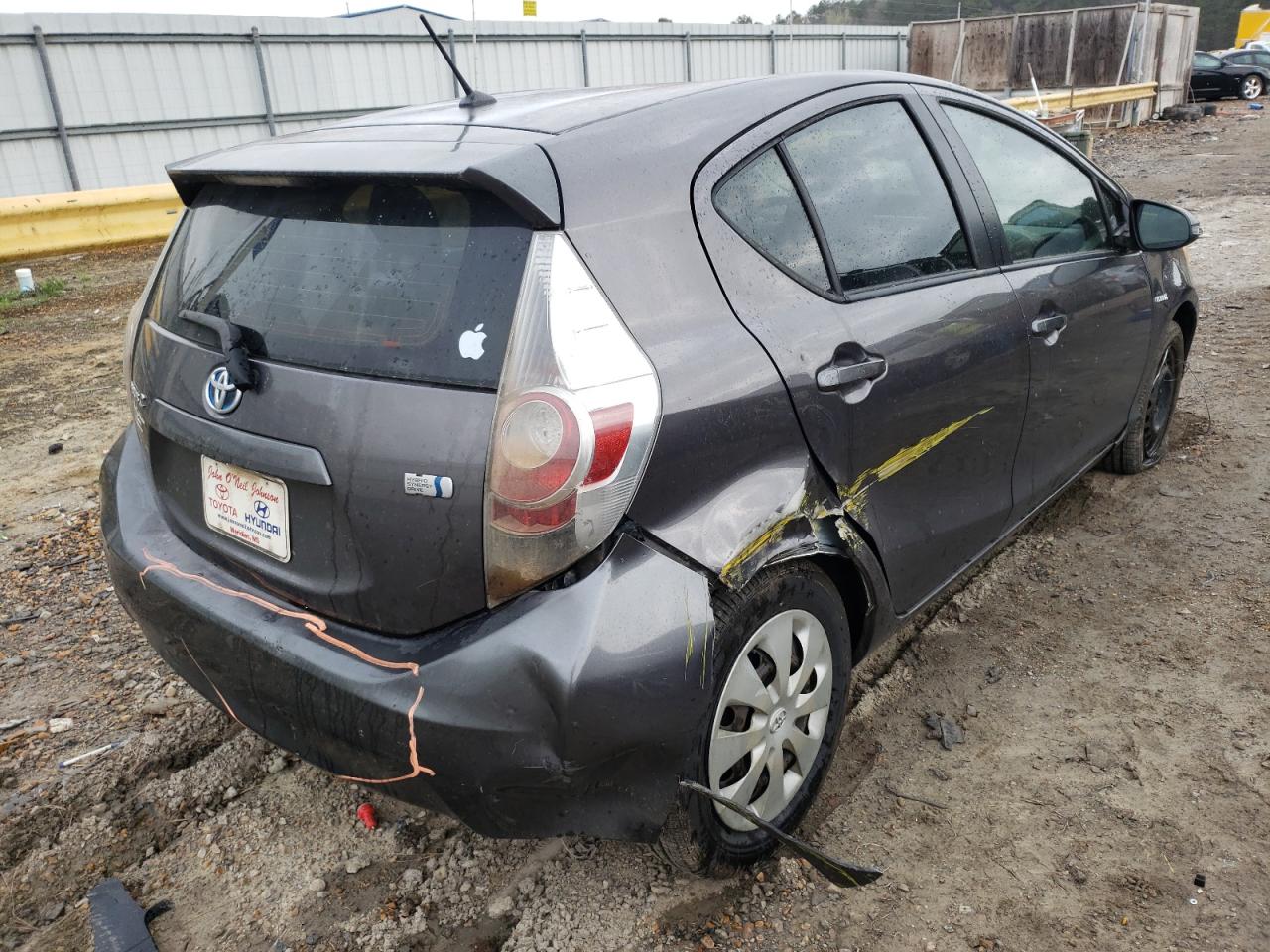 Photo 4 from auction – 2012 TOYOTA PRIUS C with VIN JTDKDTB30C1030104