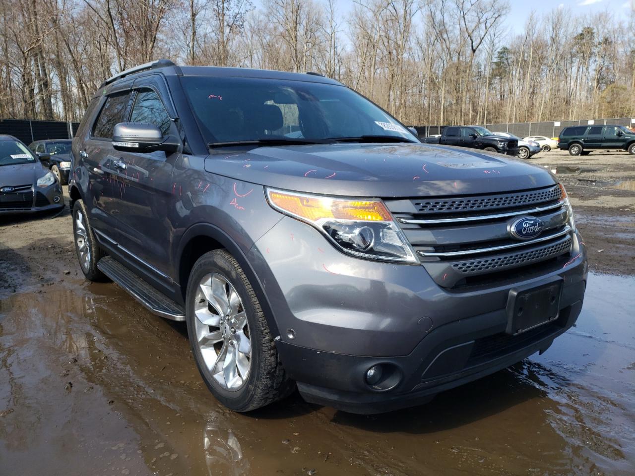 FORD EXPLORER L 2014 with VIN 1FM5K8F80EGB94325 - Photo from auction