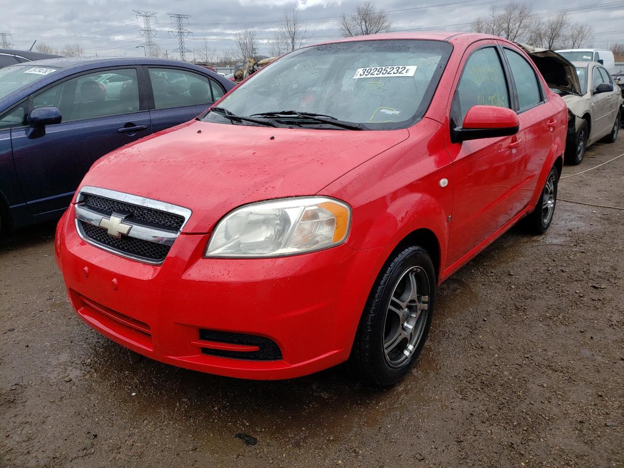 Photo 2 from auction – 2008 CHEVROLET AVEO BASE with VIN KL1TD56608B153401
