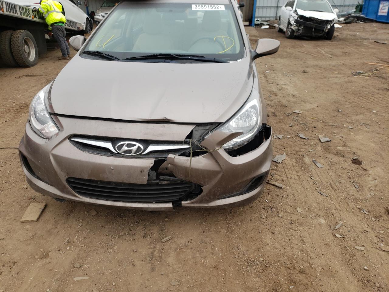 Photo 9 from auction – 2013 HYUNDAI ACCENT GLS with VIN KMHCT4AE8DU439558