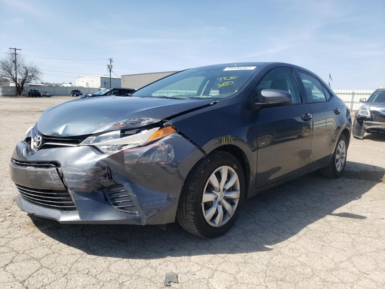 Photo 2 from auction – 2015 TOYOTA COROLLA L with VIN 2T1BURHE0FC312237