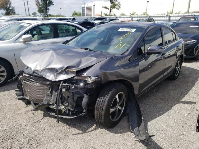 Photo 2 from auction – 2015 HONDA CIVIC SE with VIN 19XFB2F78FE255337