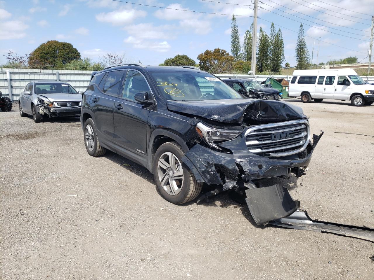 GMC TERRAIN SL 2021 with VIN 3GKALPEV1ML397854 - Photo from auction