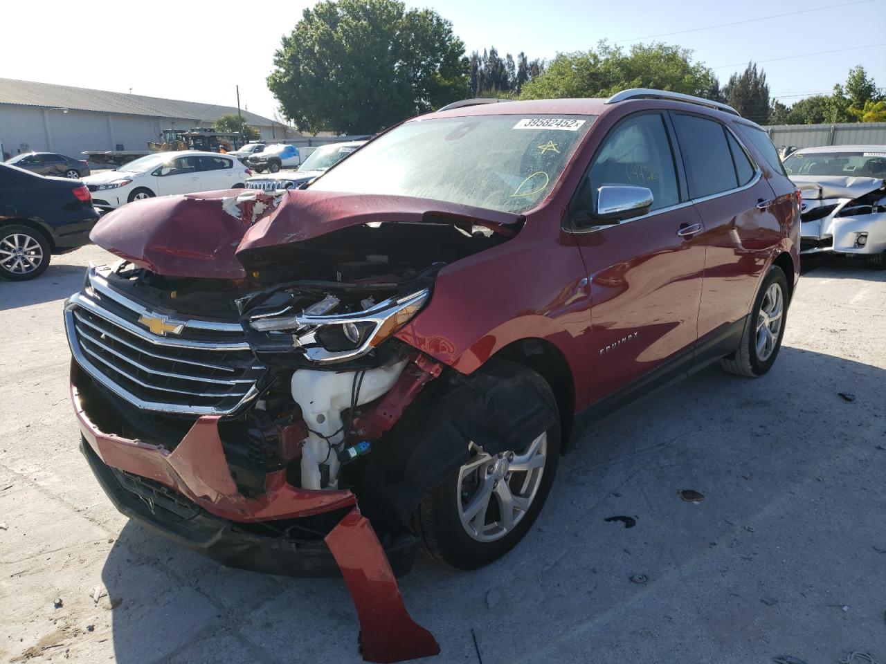 Photo 2 from auction – 2018 CHEVROLET EQUINOX PR with VIN 3GNAXMEV2JS528975
