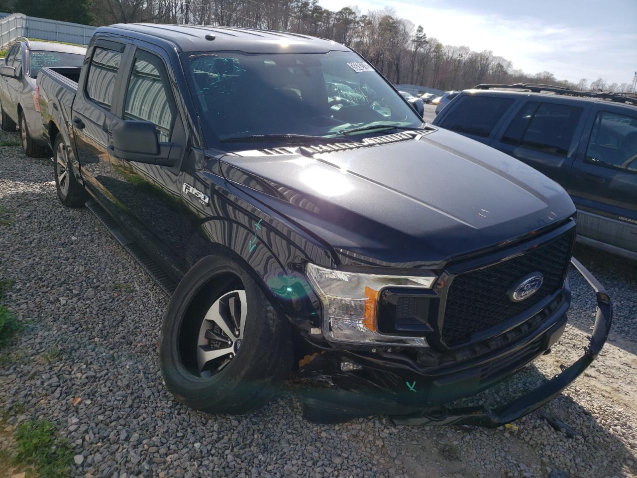 FORD F150 SUPER 2019 with VIN 1FTEW1E56KFB24224 - Photo from auction