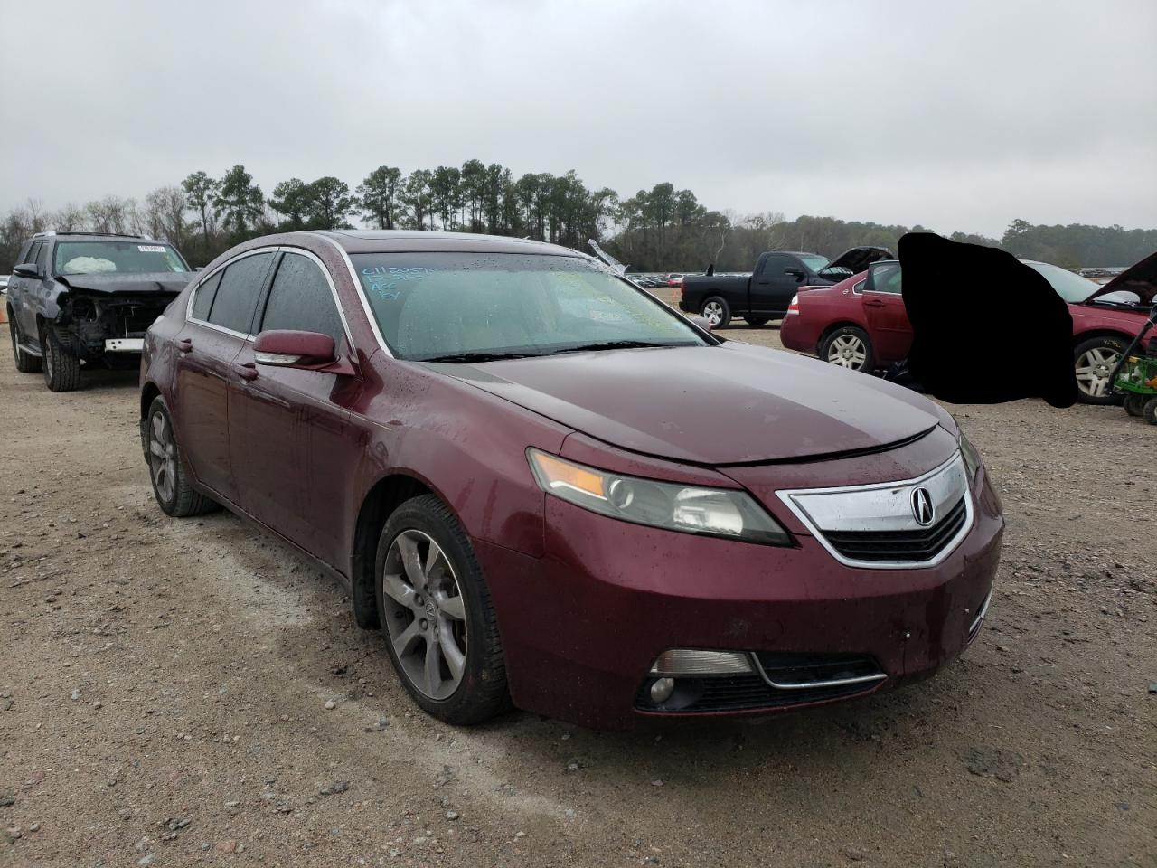 ACURA TL 2013 with VIN 19UUA8F20DA004220 - Photo from auction