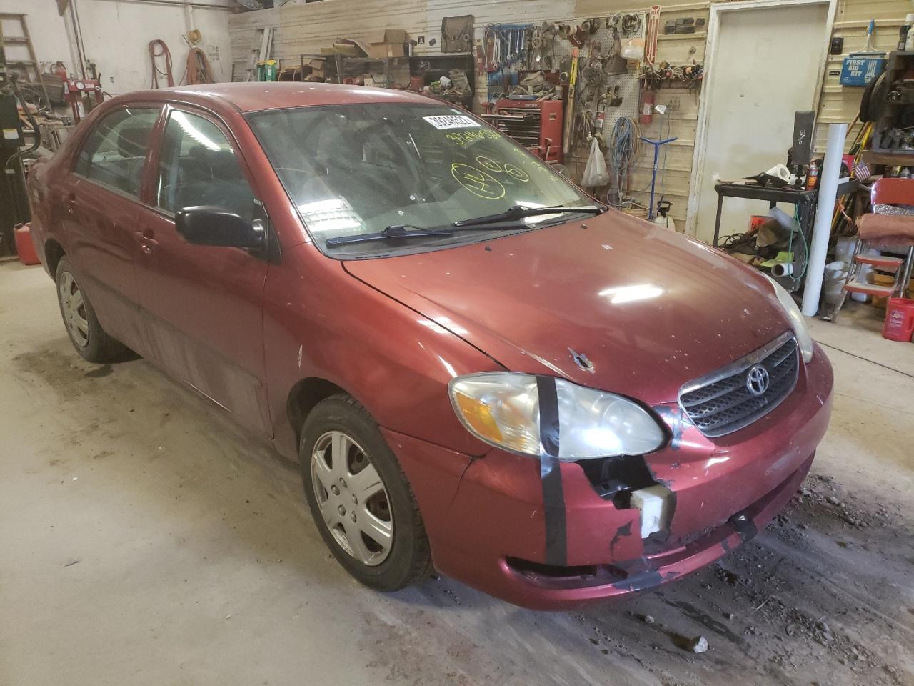 TOYOTA COROLLA CE 2008 with VIN 1NXBR32E58Z953540 - Photo from auction