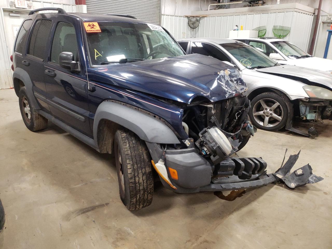 JEEP LIBERTY SP 2007 with VIN 1J4GL48K27W642059 - Photo from auction