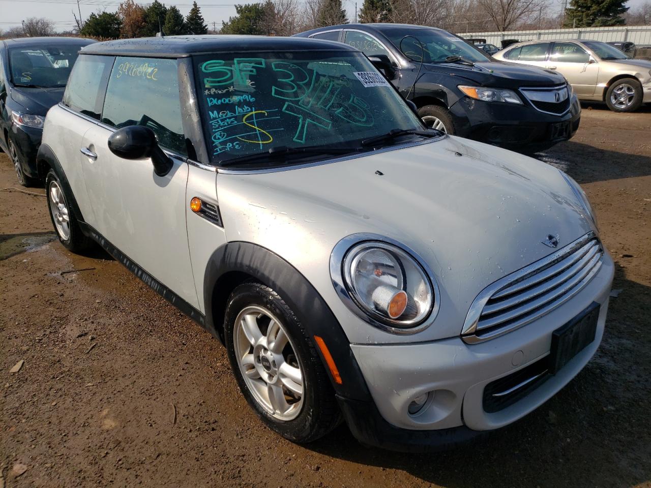 MINI COOPER 2012 with VIN WMWSU3C55CT259833 - Photo from auction
