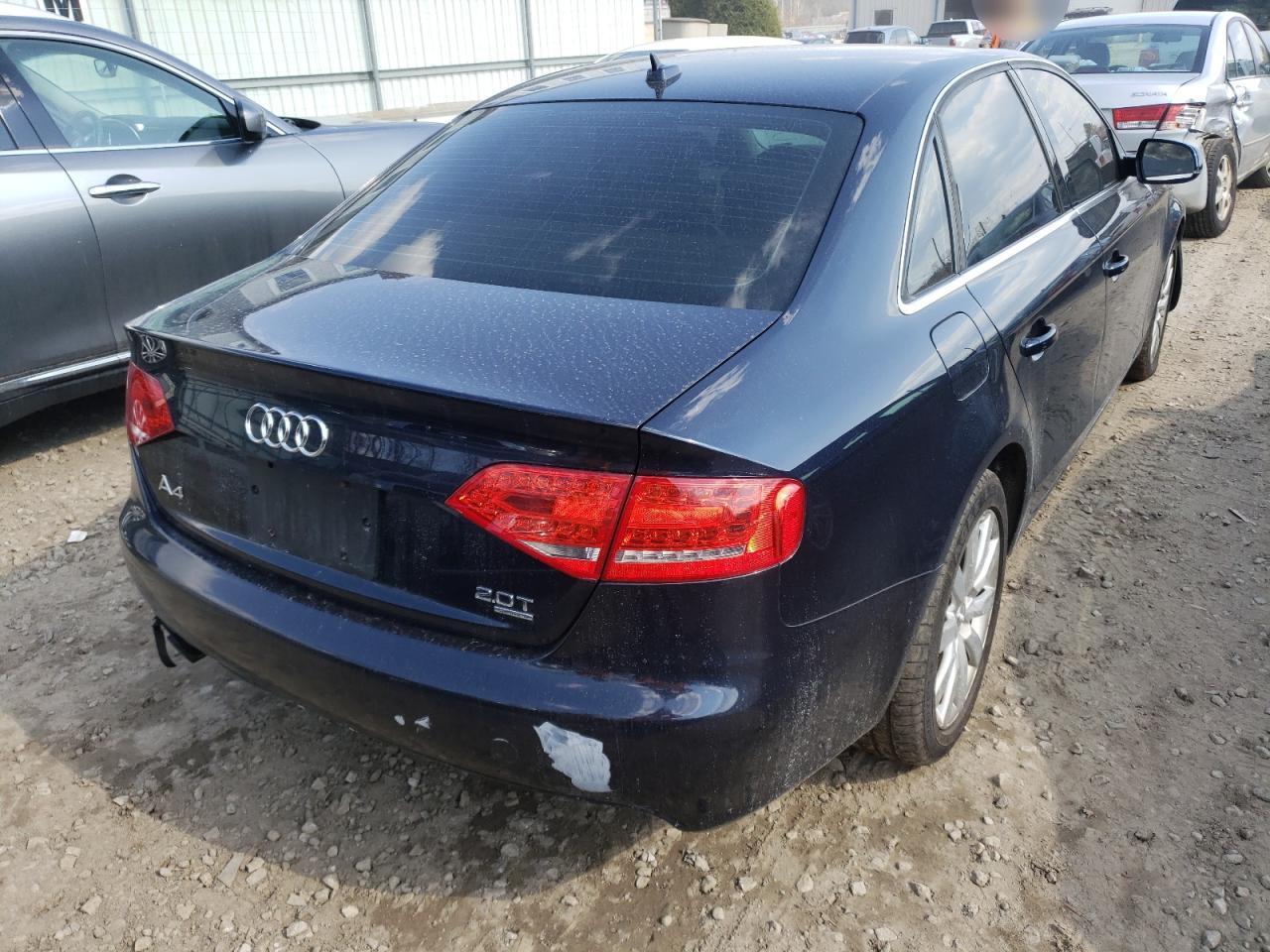 Photo 4 from auction – 2010 AUDI A4 PREMIUM with VIN WAUFFAFL4AN044584