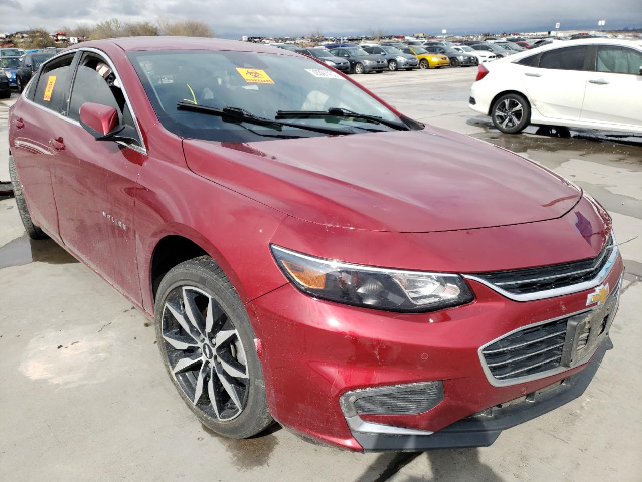 CHEVROLET MALIBU LT 2018 with VIN 1G1ZD5ST9JF292478 - Photo from auction