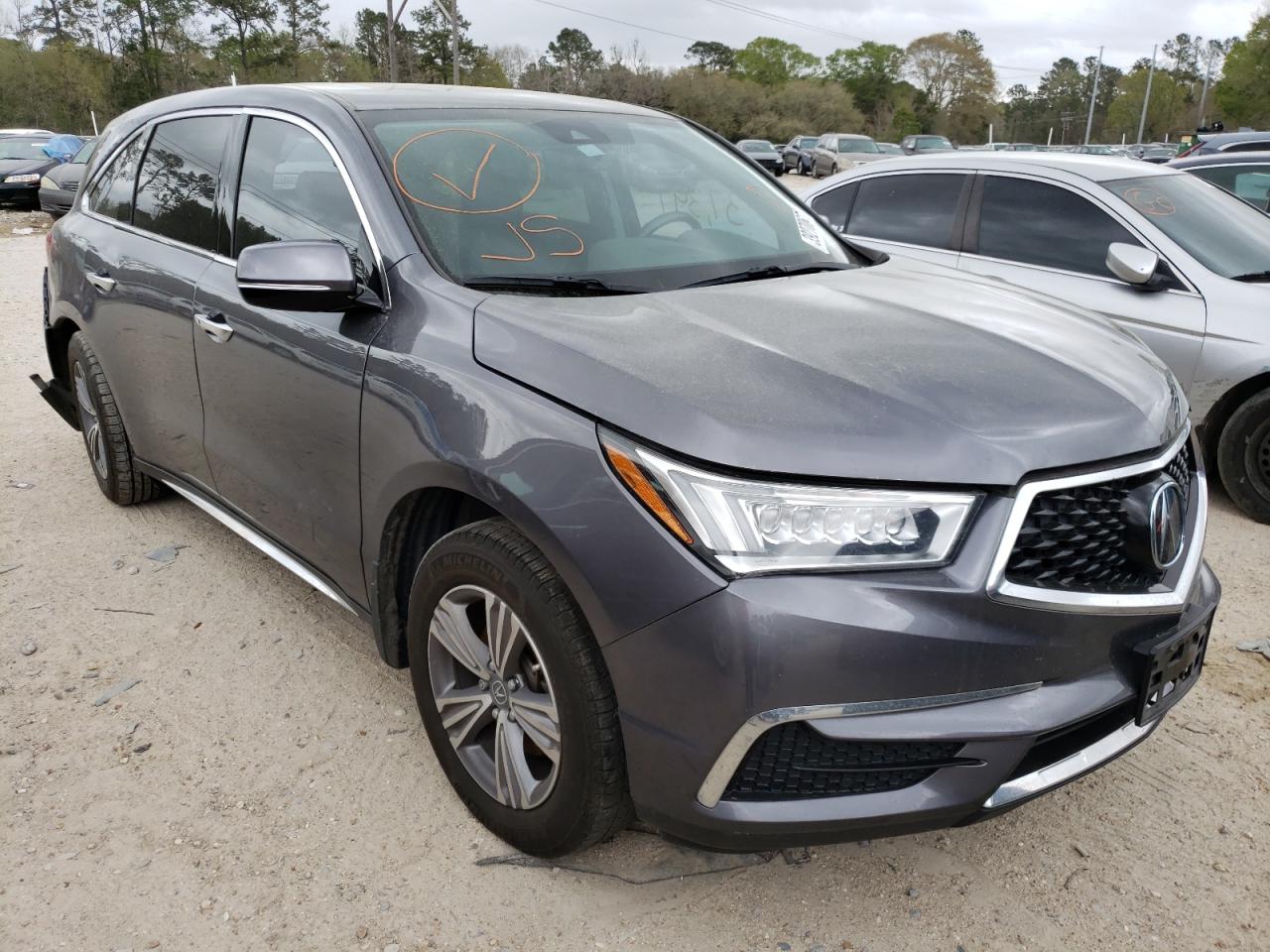 ACURA MDX 2020 with VIN 5J8YD3H37LL008642 - Photo from auction