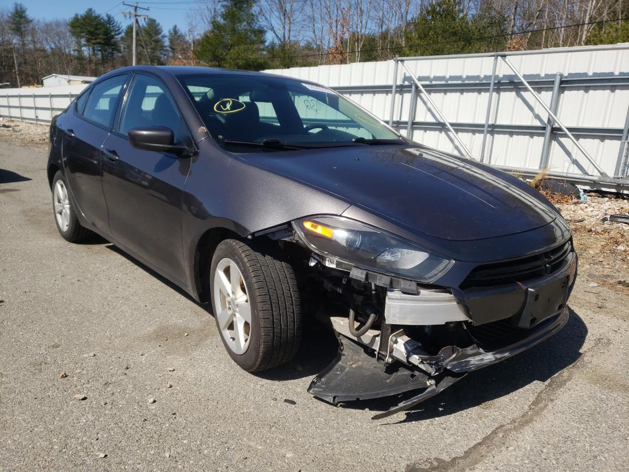 DODGE DART SXT 2015 with VIN 1C3CDFBB7FD390040 - Photo from auction