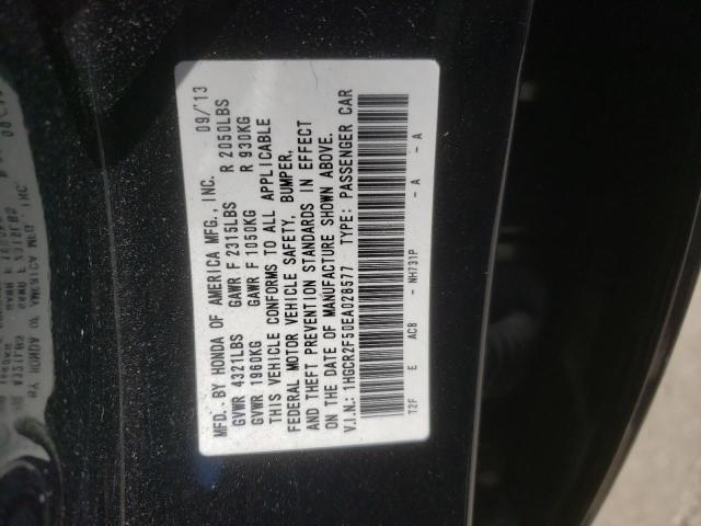 Photo 10 from auction – 2014 HONDA ACCORD SPO with VIN 1HGCR2F50EA028577