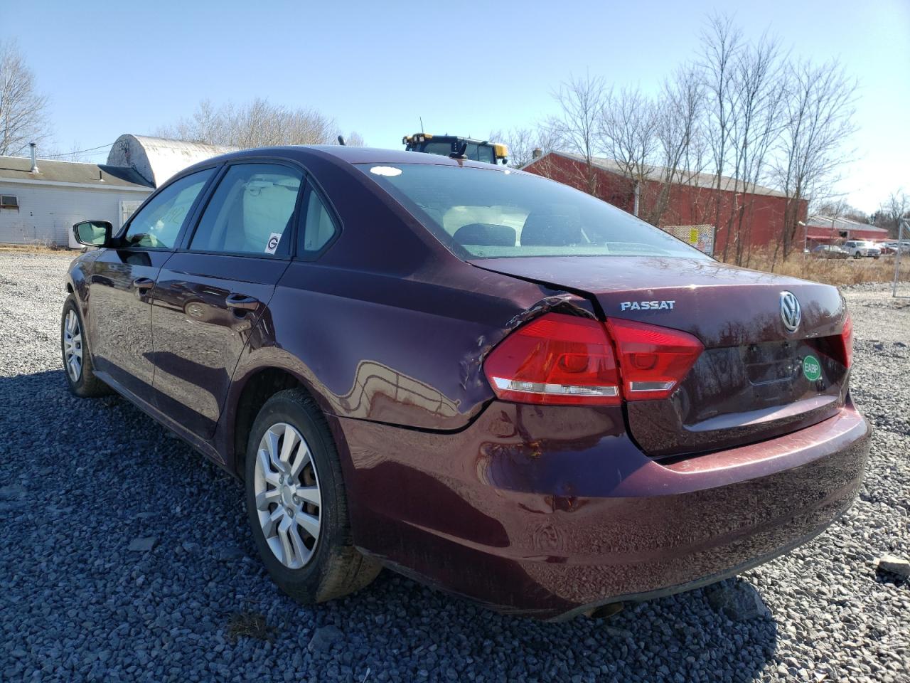 Photo 3 from auction – 2014 VOLKSWAGEN PASSAT S with VIN 1VWAT7A39EC078468