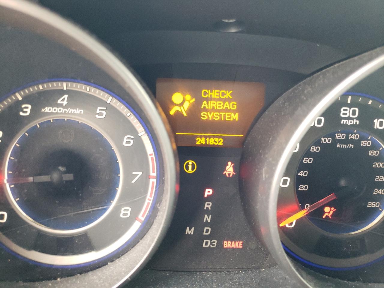 Photo 8 from auction – 2008 ACURA MDX TECHNO with VIN 2HNYD28408H502860