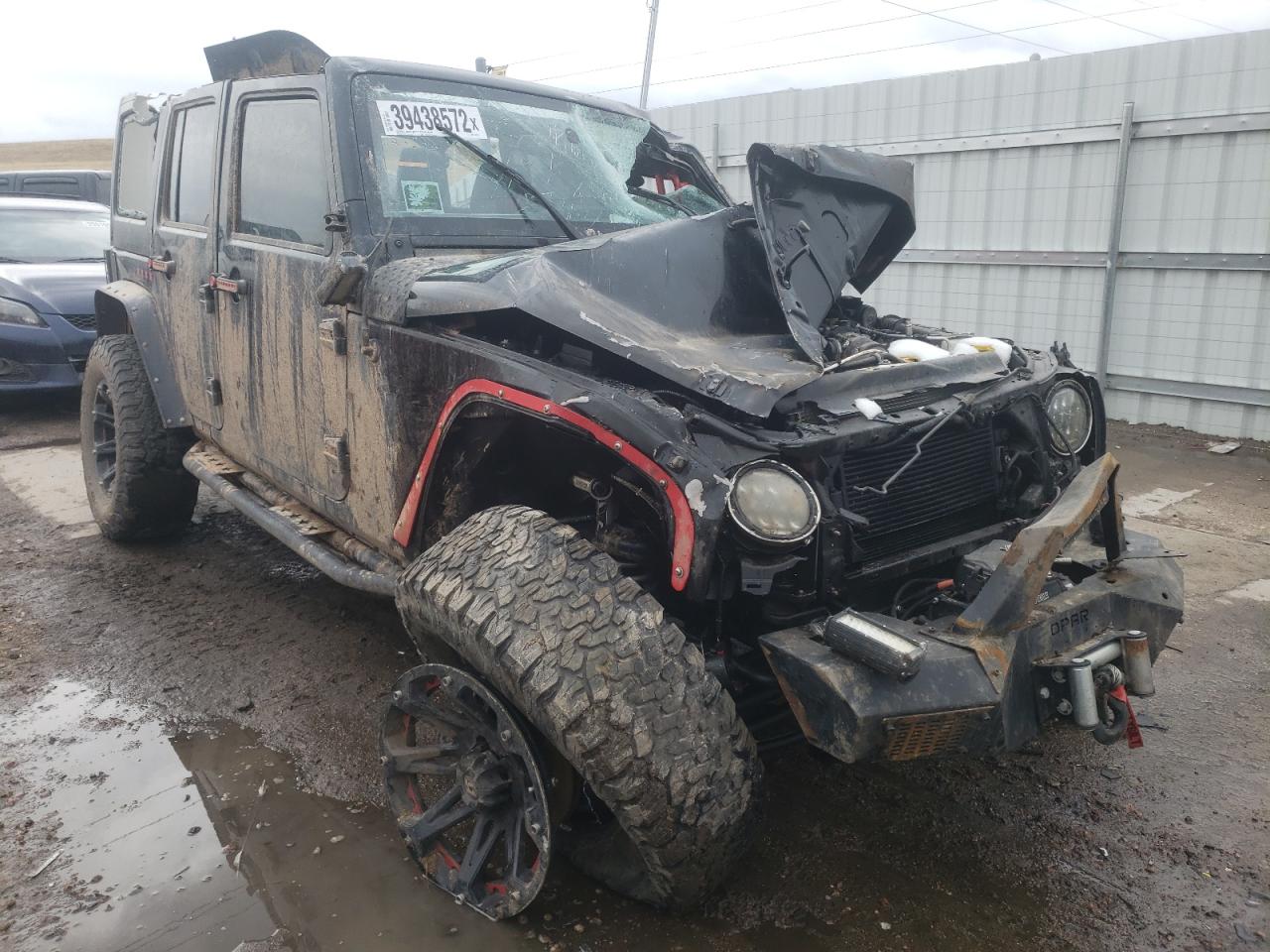 JEEP WRANGLER U 2015 with VIN 1C4BJWDG9FL764355 - Photo from auction