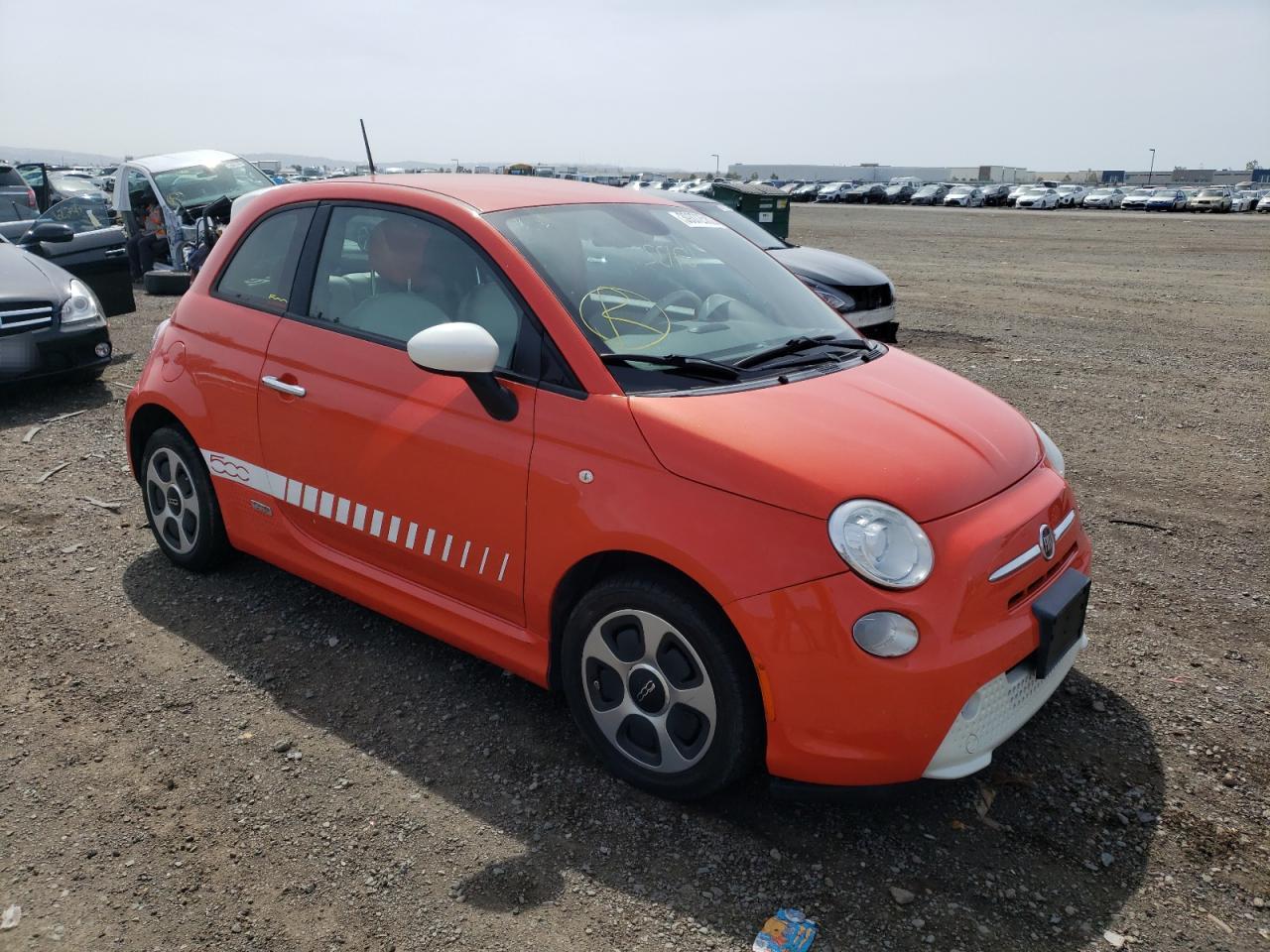 FIAT 500 ELECTR 2014 with VIN 3C3CFFGE8ET172923 - Photo from auction
