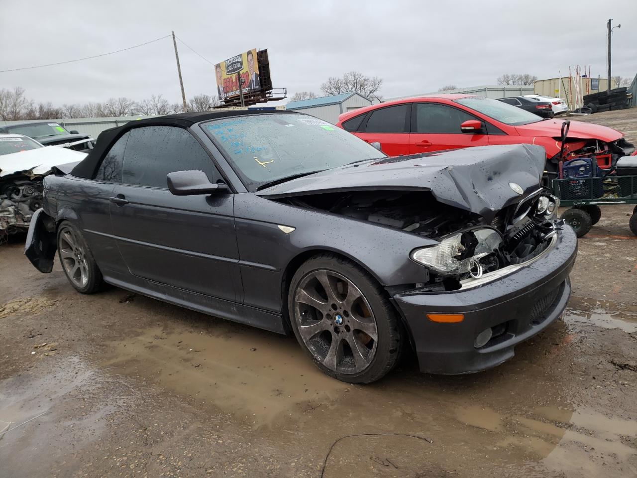 BMW 330 CI 2005 with VIN WBABW53455PL53185 - Photo from auction