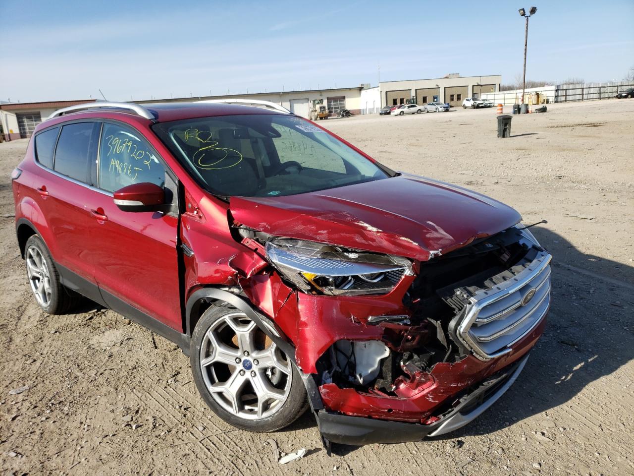 FORD ESCAPE TIT 2017 with VIN 1FMCU9J98HUA48865 - Photo from auction