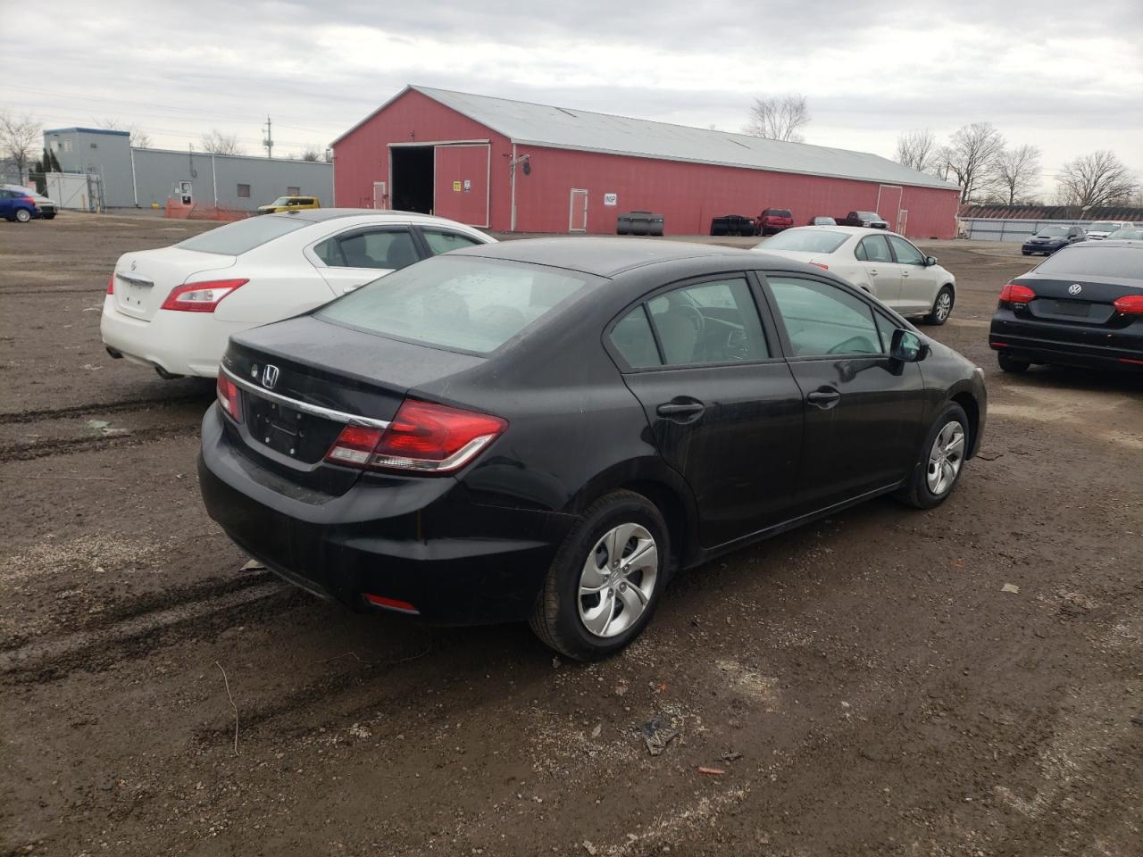 Photo 4 from auction – 2014 HONDA CIVIC LX with VIN 2HGFB2F44EH038376