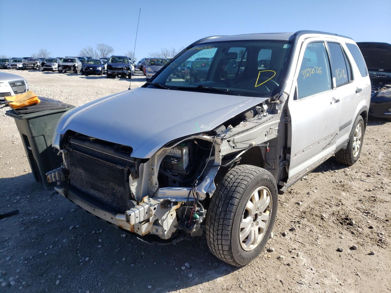 Photo 2 from auction – 2006 HONDA CR-V EX with VIN SHSRD78896U404724