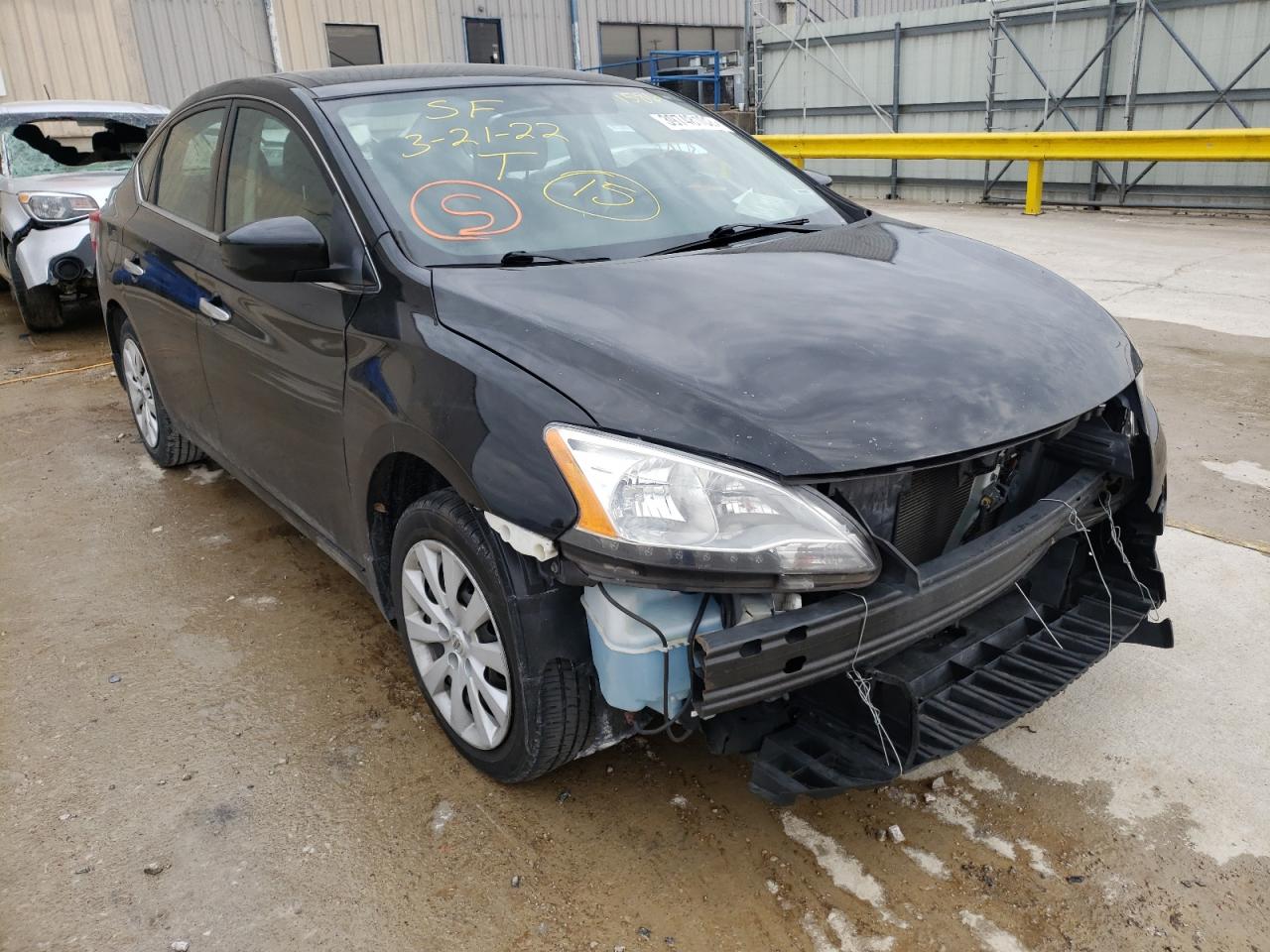 Photo 1 from auction – 2015 NISSAN SENTRA S with VIN 3N1AB7AP1FY285554