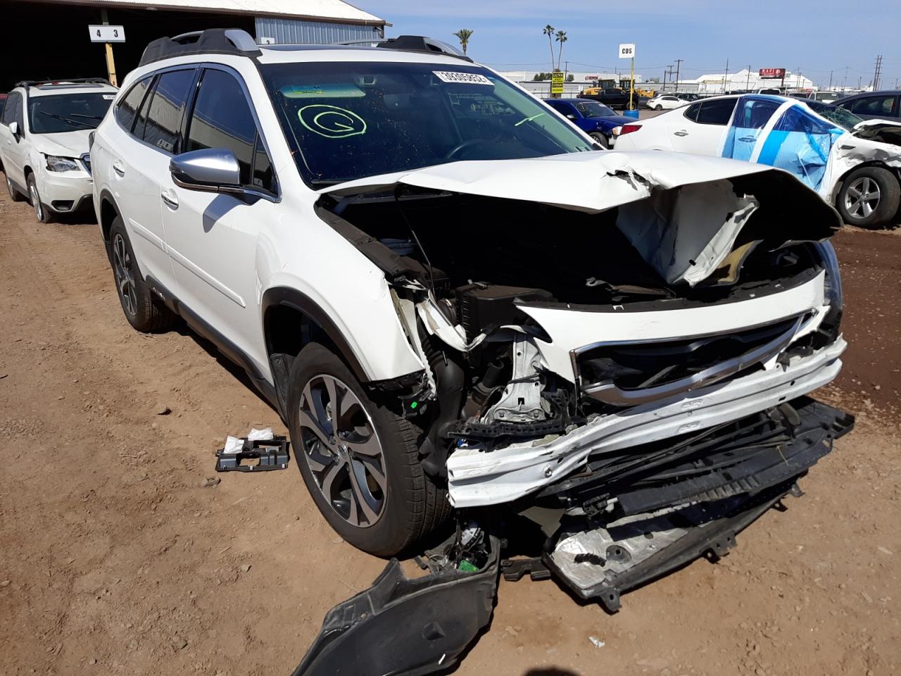 SUBARU OUTBACK TO 2020 with VIN 4S4BTGPD7L3239352 - Photo from auction