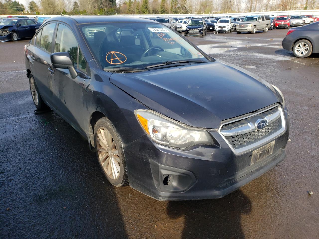 SUBARU IMPREZA PR 2012 with VIN JF1GJAD67CH009130 - Photo from auction