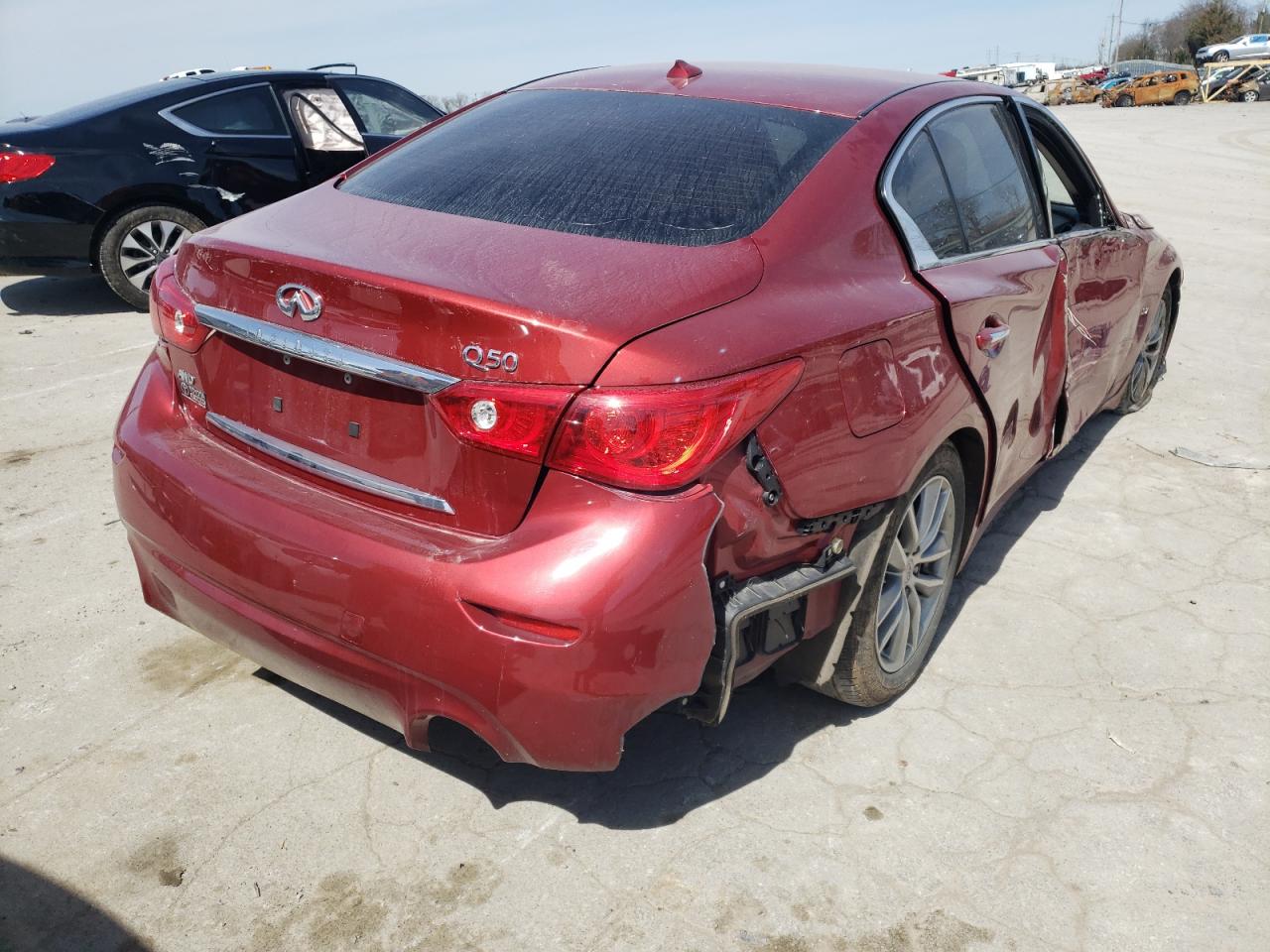 Photo 4 from auction – 2014 INFINITI Q50 BASE with VIN JN1BV7AR9EM685067