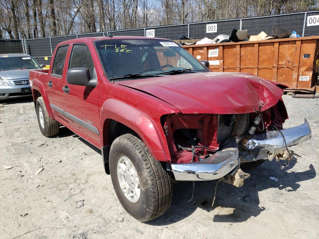 CHEVROLET COLORADO 2004 with VIN 1GCDS136048174272 - Photo from auction