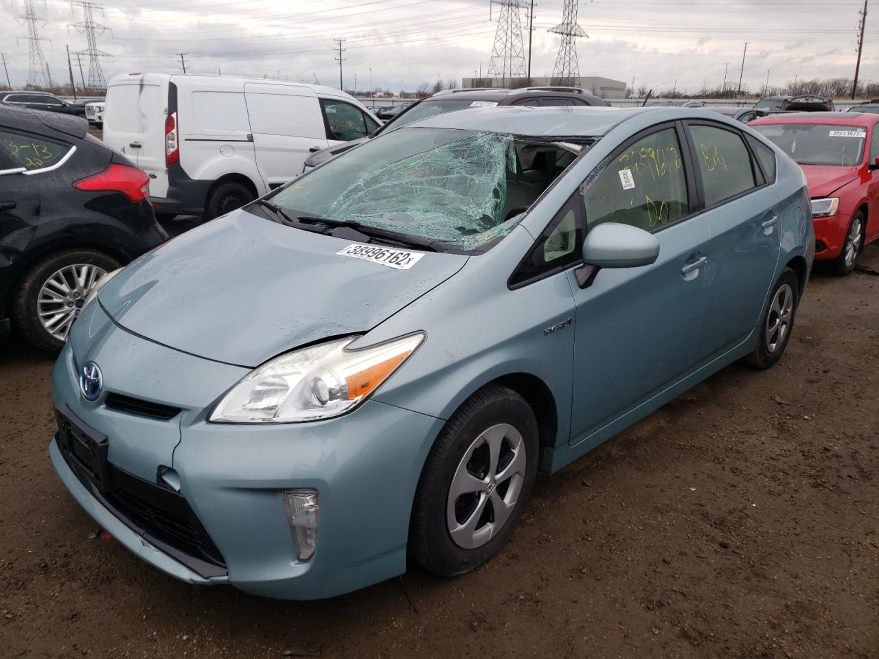 Photo 2 from auction – 2013 TOYOTA PRIUS with VIN JTDKN3DU7D5604694