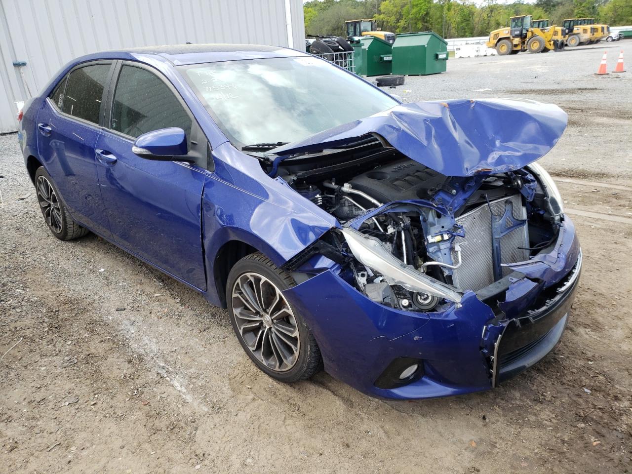 TOYOTA COROLLA L 2016 with VIN 2T1BURHE2GC715346 - Photo from auction