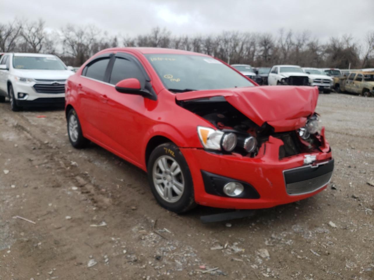 CHEVROLET SONIC LT 2015 with VIN 1G1JC5SH7F4108492 - Photo from auction