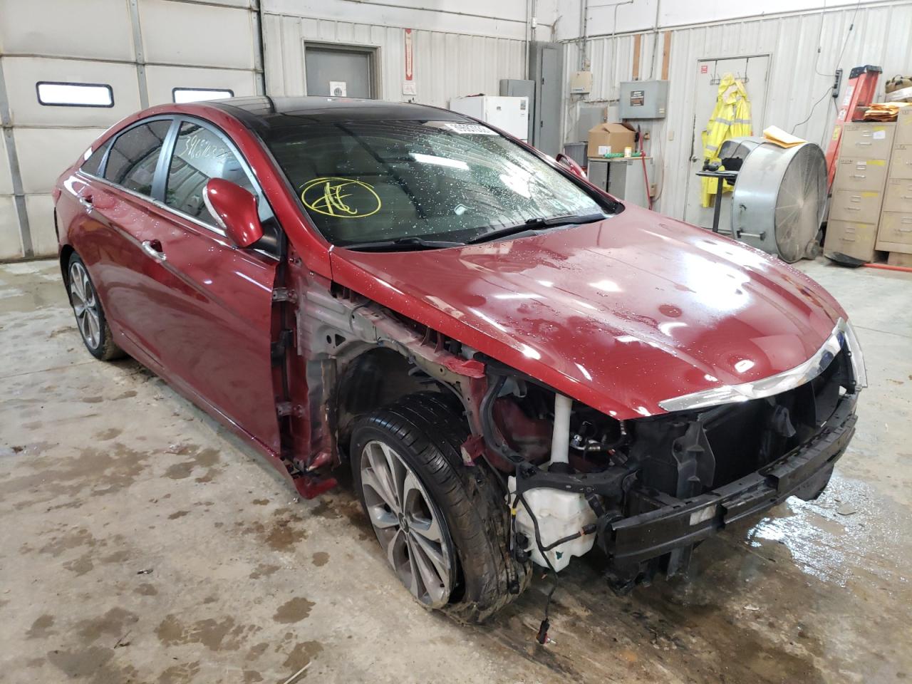 HYUNDAI SONATA SE 2013 with VIN 5NPEC4AB3DH793680 - Photo from auction