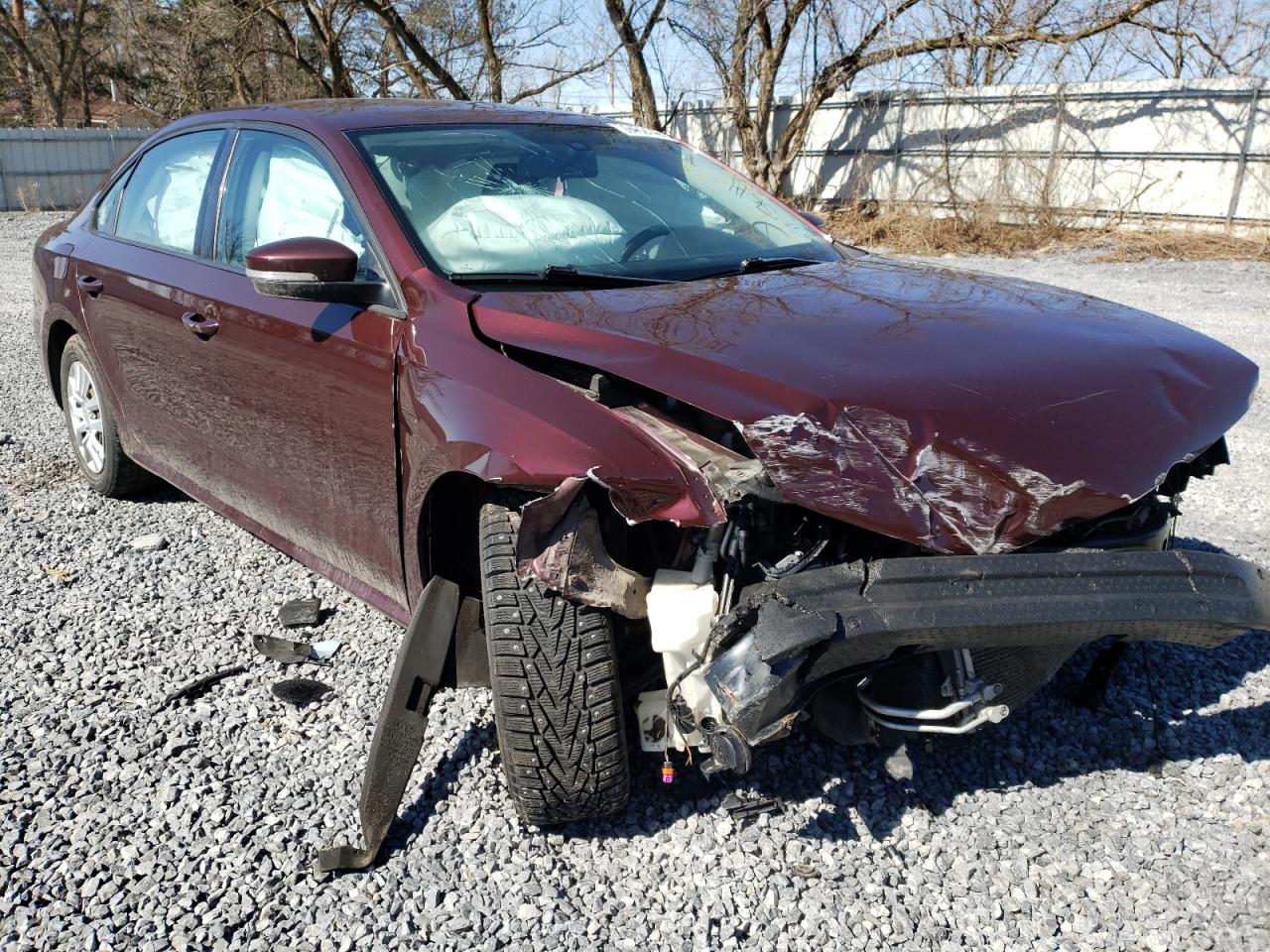 Photo 1 from auction – 2014 VOLKSWAGEN PASSAT S with VIN 1VWAT7A39EC078468