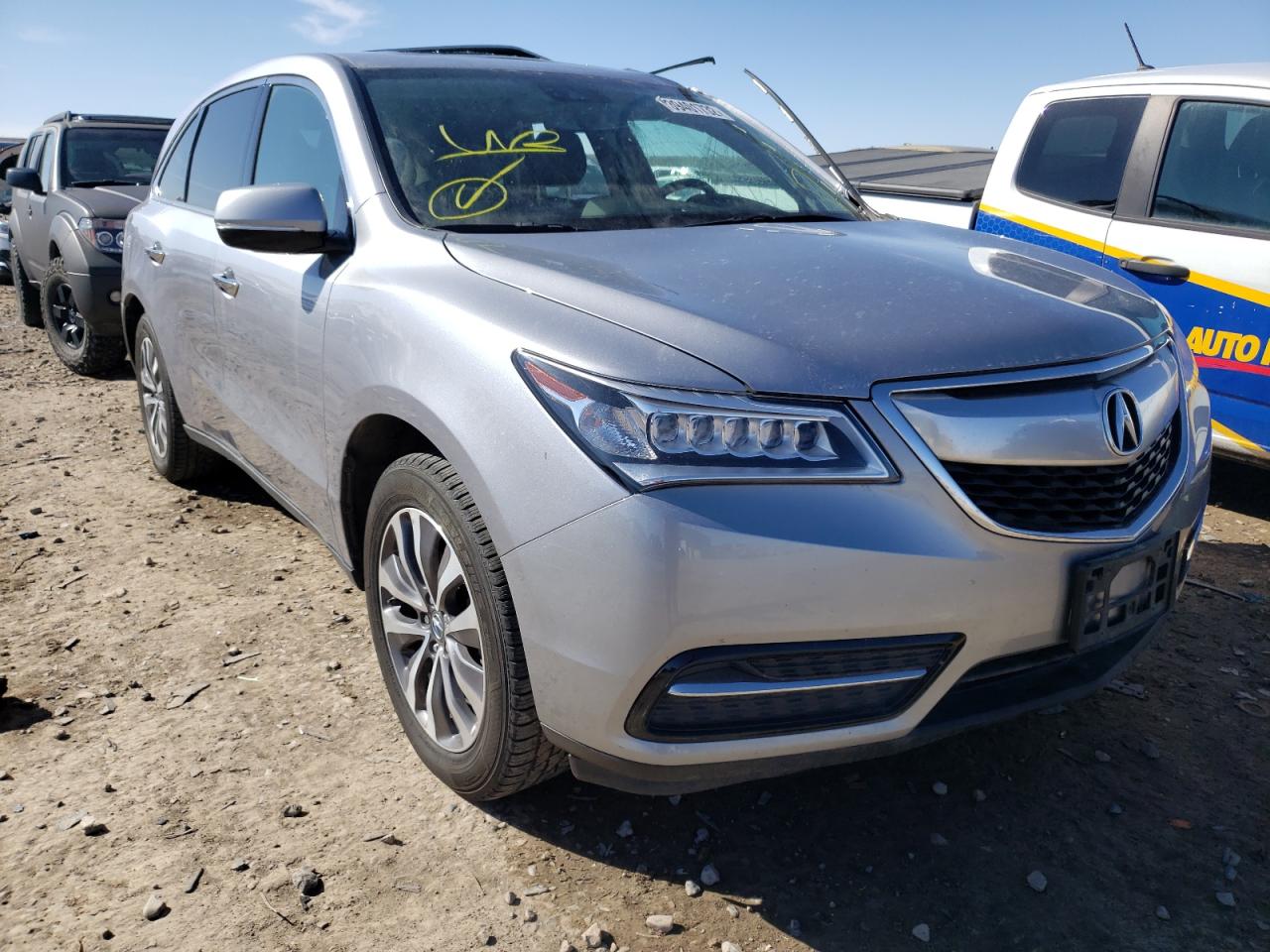 ACURA MDX TECHNO 2016 with VIN 5FRYD4H44GB062520 - Photo from auction