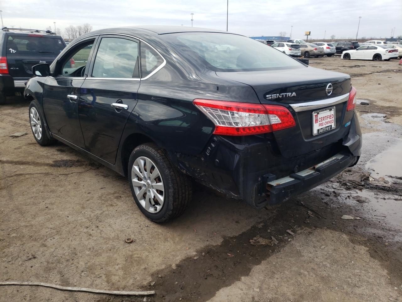 Photo 3 from auction – 2014 NISSAN SENTRA S with VIN 3N1AB7AP3EY285182