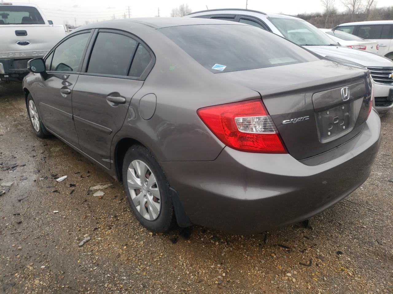 Photo 3 from auction – 2012 HONDA CIVIC LX with VIN 19XFB2F53CE032472