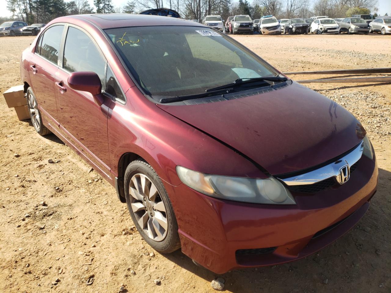 HONDA CIVIC EX 2011 with VIN 19XFA1F89BE010935 - Photo from auction